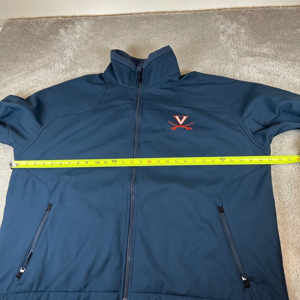 Columbia Softshell Jacket Mens XXL Navy Blue UVA Cavaliers Full Zip Virginia - Picture 11 of 15
